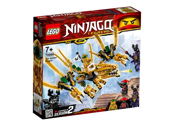 Kocky LEGO Ninjago Zlatý drak 70666
