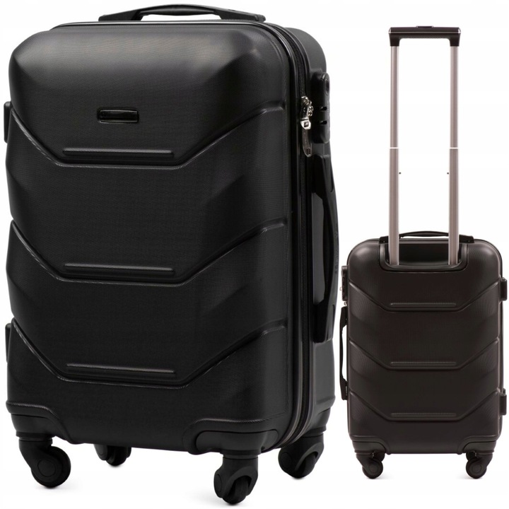 Kufor malý príručný kufor na 4 kolieskach kabínový so šifrovacím zámkom UNLIMITED