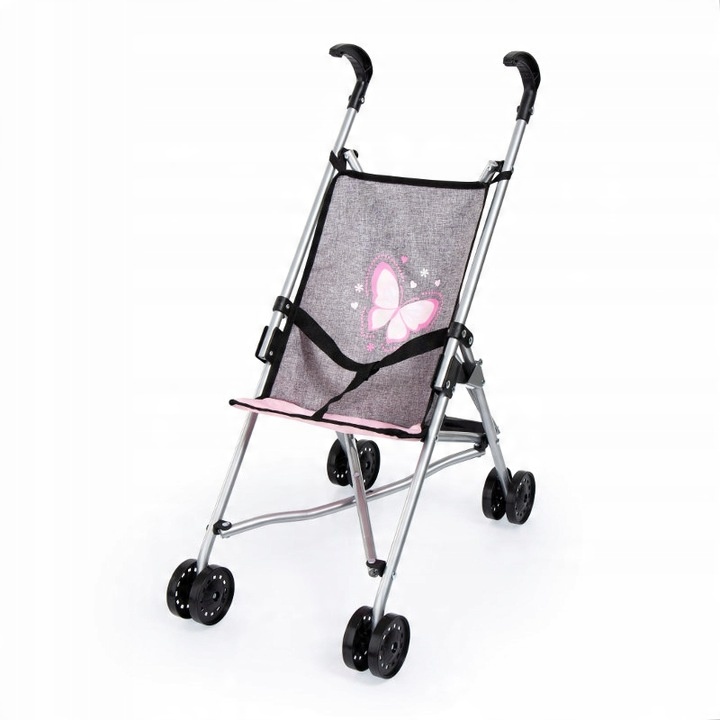 Kočík pre bábiky Buggy, sivý Bayer