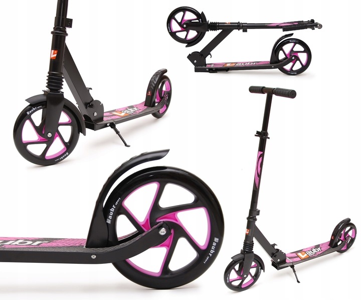 Kolobežka MOCNÁ 2 VEĽKÉ KOLESÁ 200 mm Jumbo Style Purple