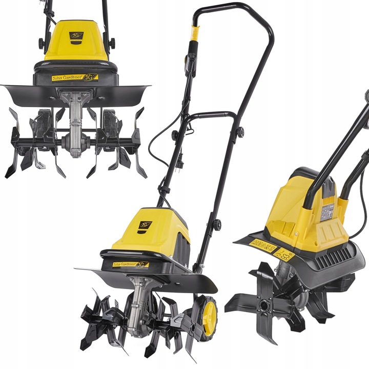 KULTIVÁTOR 1500W KULTIVÁTOR NA PÔDU 45CM REGULÁCIA 6 NOŽOV