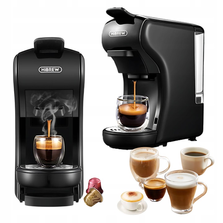 KÁVOVAR NA KAPSULE 3 V 1 HIBREW H1A 1450W NESPRESSO A DOLCE GUSTO najlacnejšie