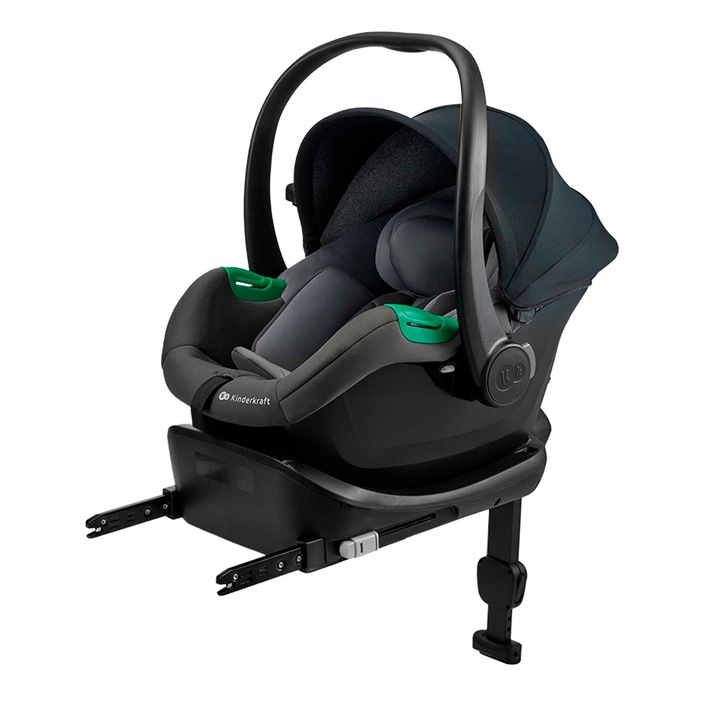 KINDERKRAFT Autosedačka Mink Pro 2 i-size (0-13kg), základňa Mink FX 2 Grey