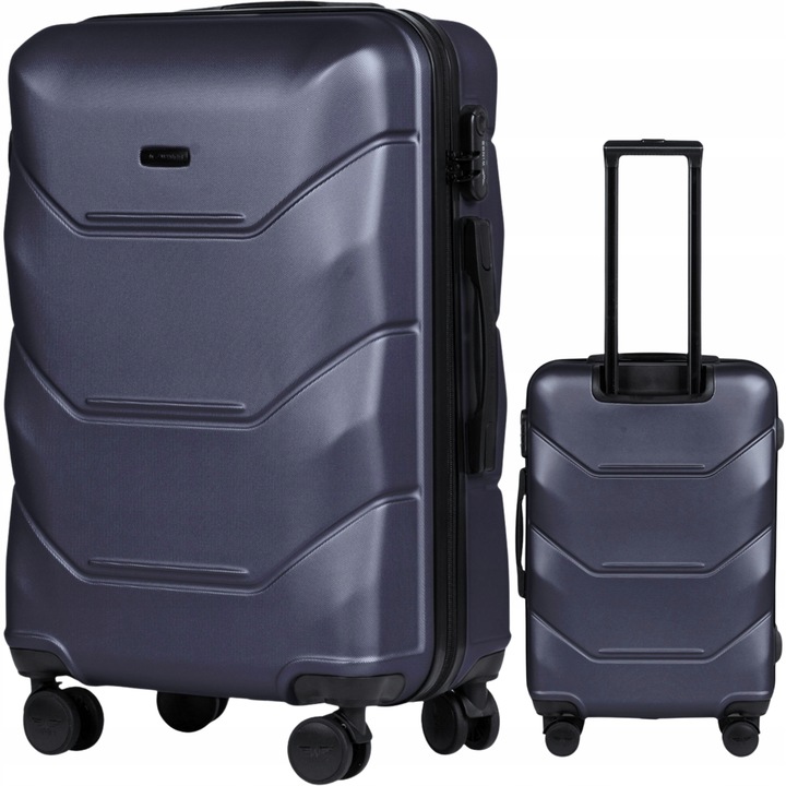 Kufor WINGS do lietadla z ABS na 4 kolieskach Cestovná batožina