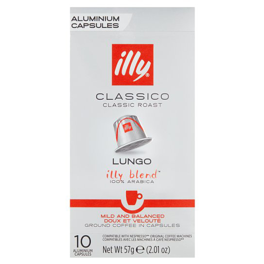 Kapsule pre Nespresso Illy Classico Lungo 10 ks