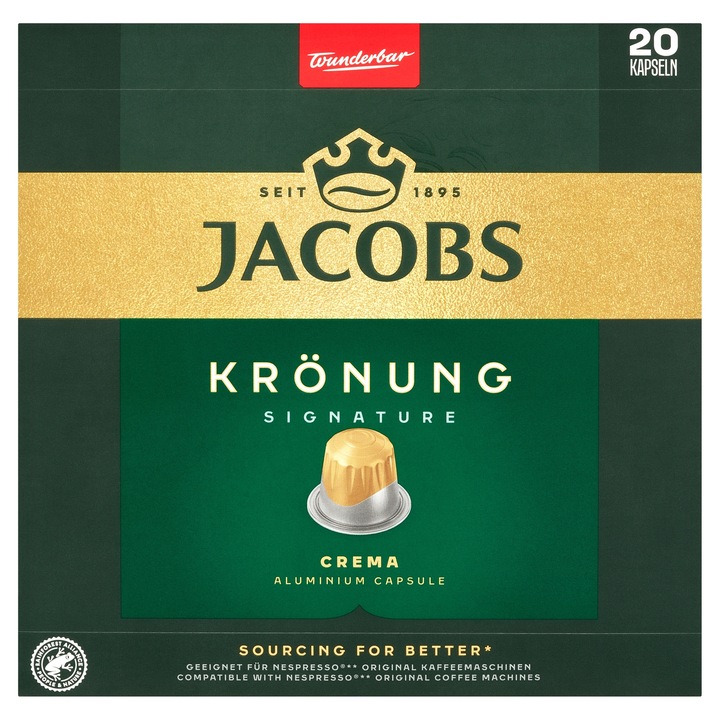 Kapsule pre Nespresso Jacobs Kronung Crema 20 ks