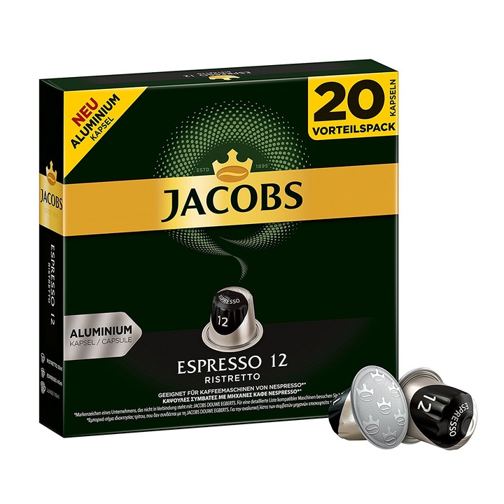 Kapsule pre Nespresso Jacobs Nespresso Ristretto 20ks 20ks