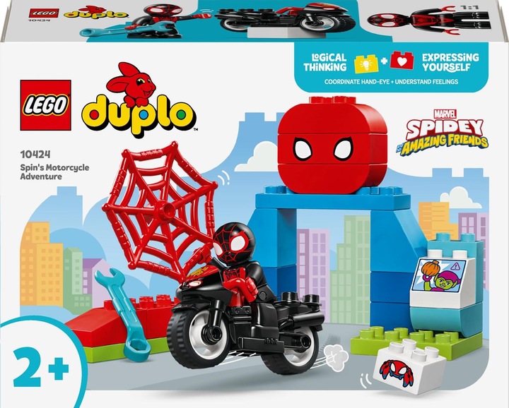 Kocky LEGO DUPLO 10424 Motocyklové dobrodružstvo Spina