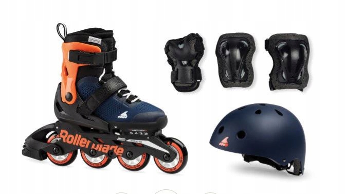 Kolieskové korčule Rollerblade Microblade Cube + prilba + chrániče