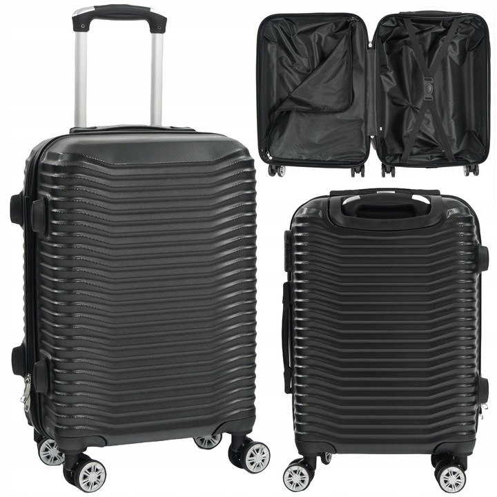 KABÍNOVÝ KUFOR NA KOLIESKACH 34 L ABS PRÍRUČNÁ BATOŽINA DO LIETADLA