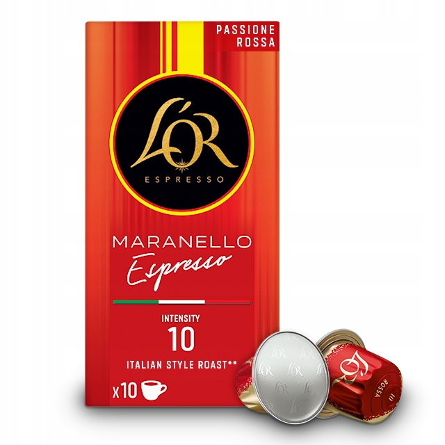 Kapsule pre Nespresso L"OR Passione Rossa Maranello 10 ks