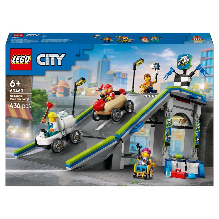 Kocky LEGO City 60460 Bez hraníc Trať s rampami