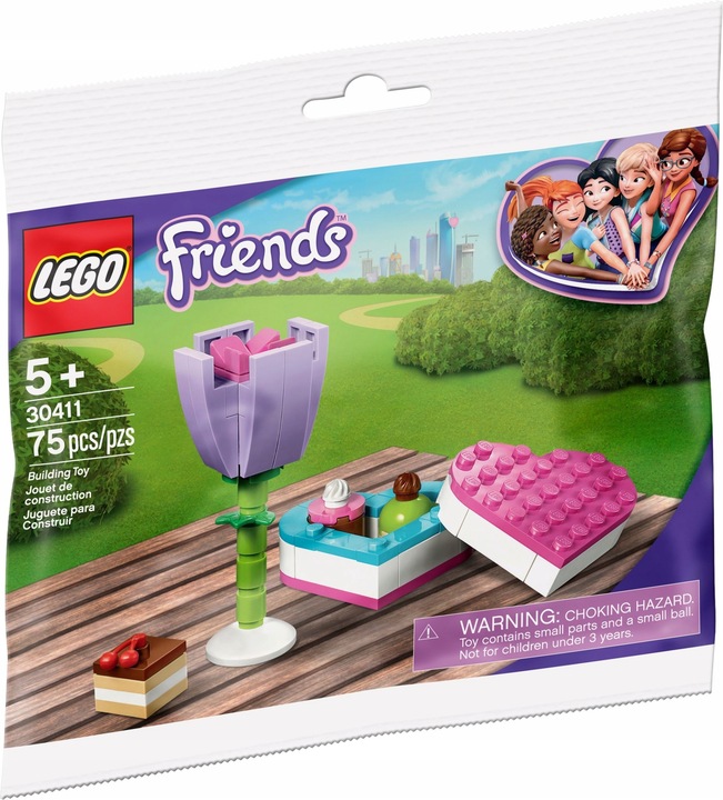 LEGO Friends 30411 Bombonierka a kvety polybag ako darček pre dievča