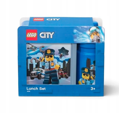LEGO CITY POLÍCIA OBED SET NÁDOBY FĽAŠA NA PITIE A BOX 40581735