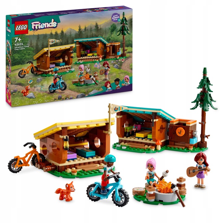 LEGO Friends 42624 Útulné chatky na dobrodružnom tábore ZĽAVA