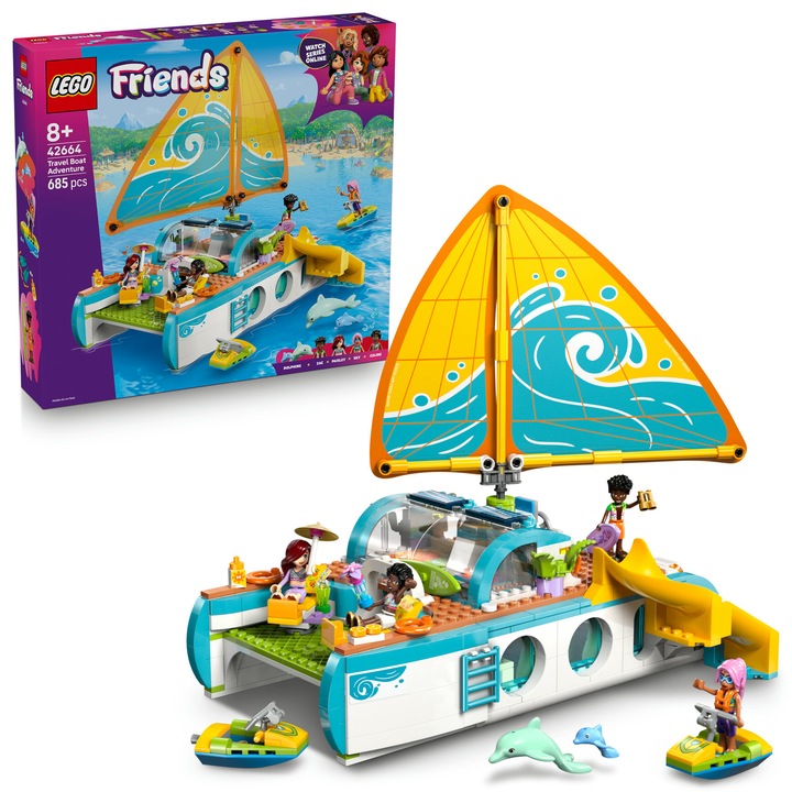 LEGO Friends 42664 Priatelia 42664 Dobrodružstvo na jachte