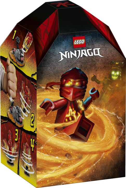 LEGO Ninjago 70686 Kai – Výbuch Spinjitzu s rotujúcim spinnerom