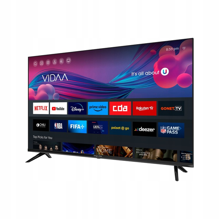 LED televízor Kruger&matz KM0243FHD-V2 43" Full HD čierny