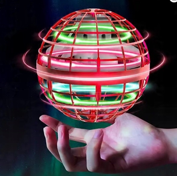 LIETAJÚCA LOPTA GUĽA RUČNE OVLÁDANÁ MAGICKÁ MINI DRON HRAČKA UFO LED