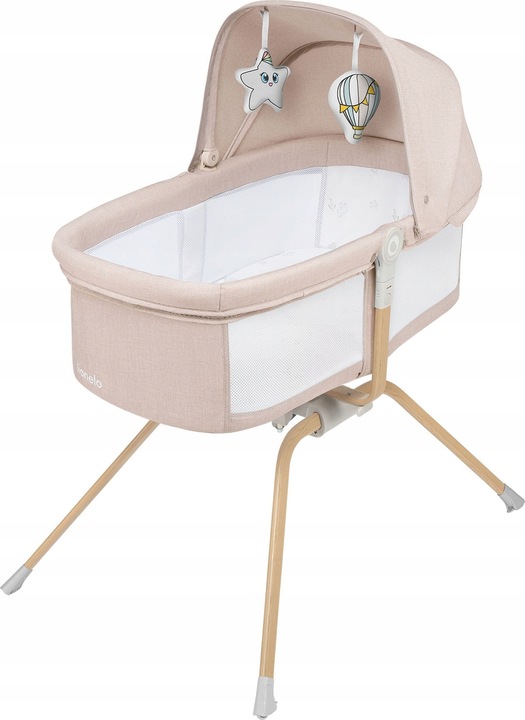 Lionelo Malin Evo – detská postieľka 3v1 | Beige Natural