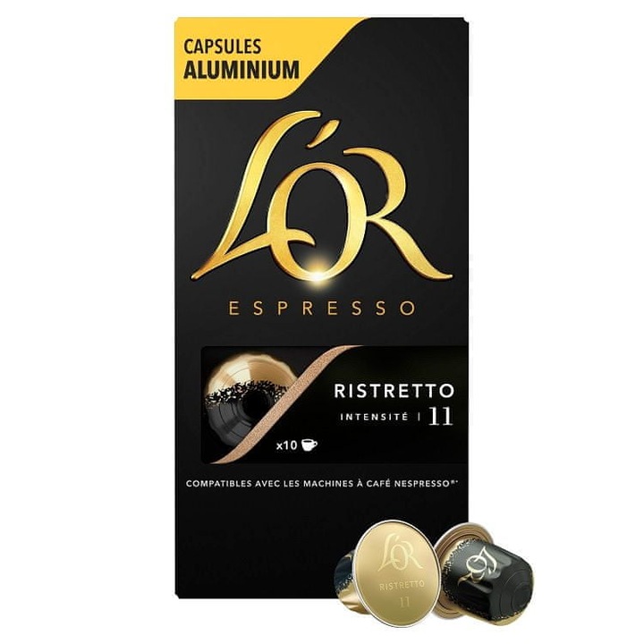L"OR Ristretto, 10x10 kapsúl LACNÉ