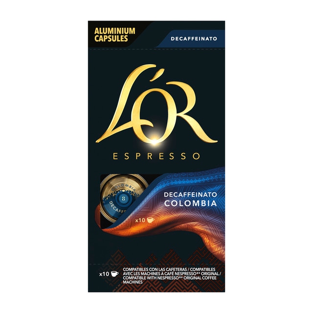 L"OR Espresso Colombia Decaffeinato,10 ks