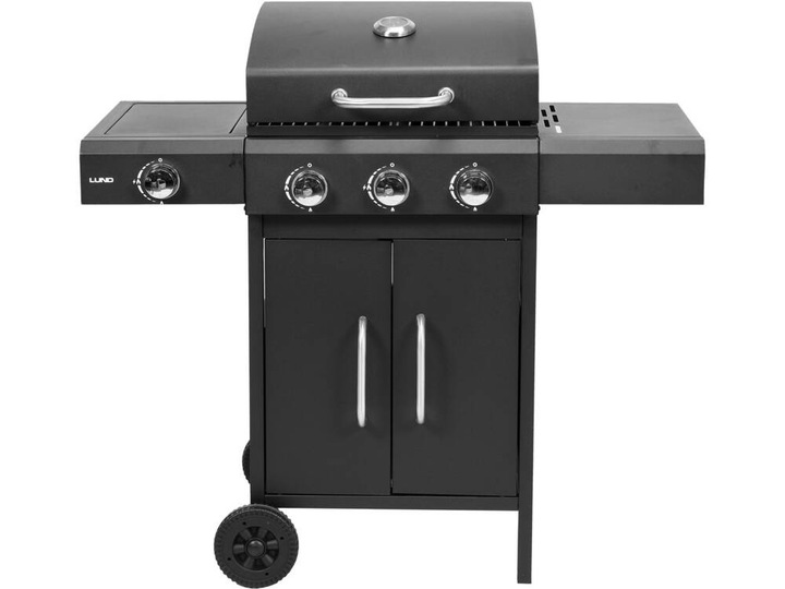 LUND GAZOVÝ ZÁHRADNÝ GRIL 3 +1 11,6 kW 106 × 52,8 × 101,6 CM OCEĽ 99646