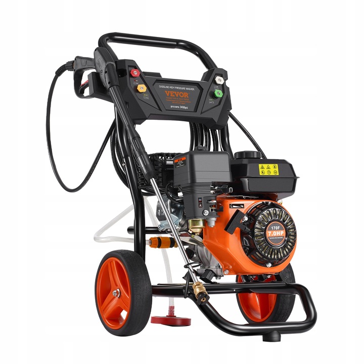 Myjka Ciśnieniowa 10L/MIN 3400PSI Z Zestawem 5 Dysz Łatwe Do Przenoszenia