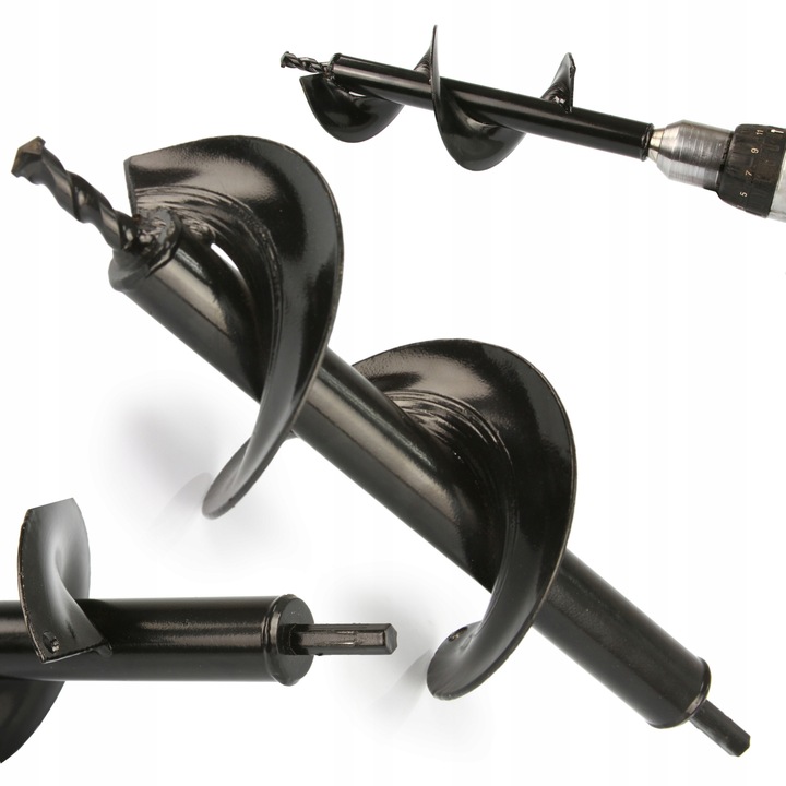 MAR-POL ZEMNÝ VRTÁK NA VŔTAČKU ELEKTRICKÚ AKU VŔTAČKU 10x30cm M83186