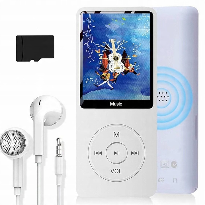 MP3 Bedee PREHRÁVAČ MP3 16GB biely 16 GB AKCIA