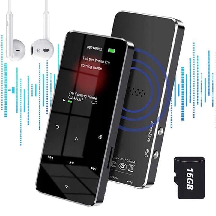 MP3 Bedee PREHRÁVAČ MP3 32GB FM RÁDIO čierny 32 GB ZĽAVA