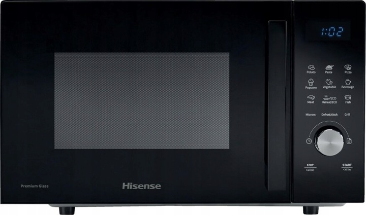 MIKROVLNNÁ RÚRA GORENJE KMH231BLG 23L 800W S GRILOM A ROZMRAZOVANÍM