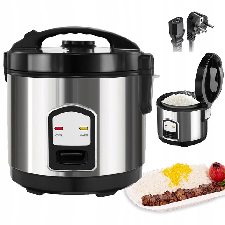 MULTICOOKER RYŽOVAR FUNKCIA UDRŽIAVANIA TEPLA 2 L 400 W ODNÍMATEĽNÝ