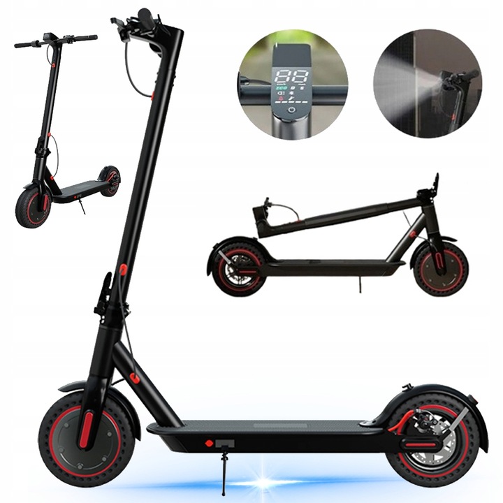 Mestská elektrická kolobežka pre dospelých 350 W 20 KM/H 30 KM 10.4 AH 8,5"