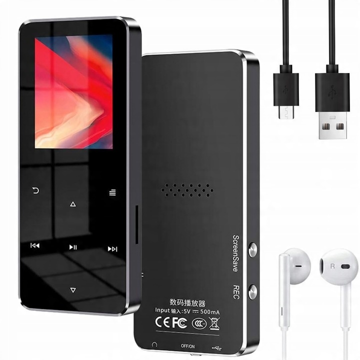 MP4 PREHRÁVAČ MP3 16GB BLUETOOTH 5.0 HIFI BLUETOOTH 5.0 MP3 PREHRÁVAČ