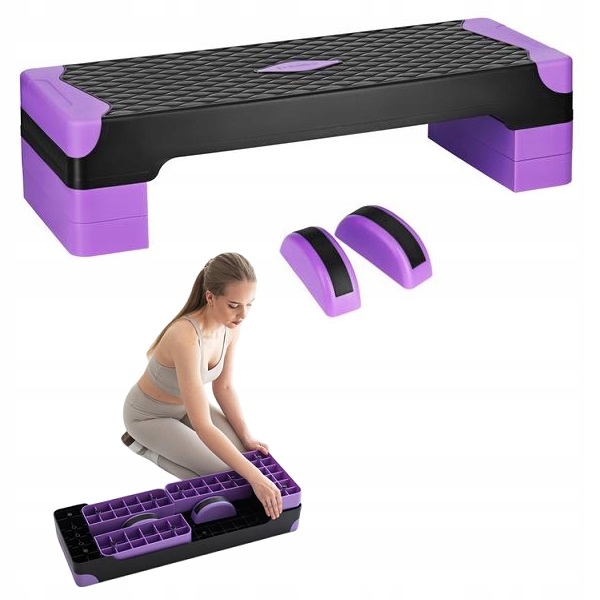 Multifunkčný nastaviteľný stepper pre fitness cvičenie a vyváženie 3 stupne HMS
