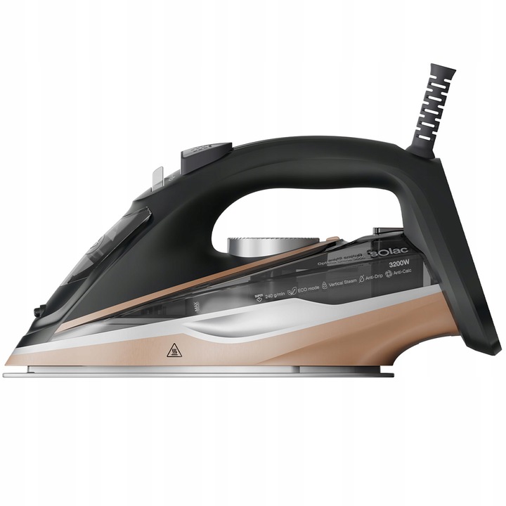 NAPAROVACIA ŽEHLIČKA S KERAMICKOU PLOCHOU, SILNÝ PARNÝ RÁZ Solac Optima Shine 3200W najlacnejšie