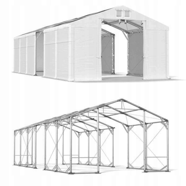 Párty stan 6x18 m [3 m] Zimný DAS 580 PP