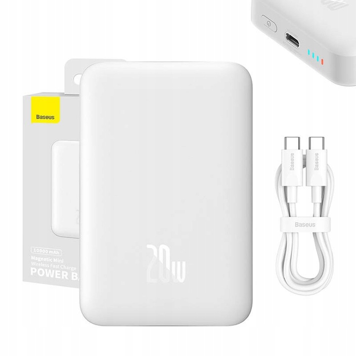 Powerbanka Baseus 10000 mAh biela
