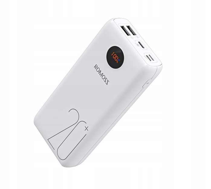 Powerbanka Romoss 20000 mAh biela