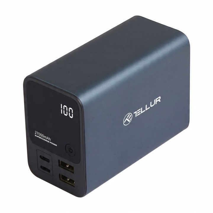Powerbanka Tellur 27000 mAh čierna