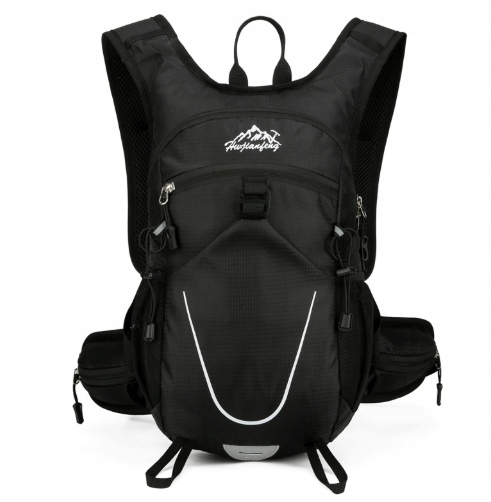 Plecak rowerowy 16L czarny, lekki plecak sportowy plecak trekkingowy