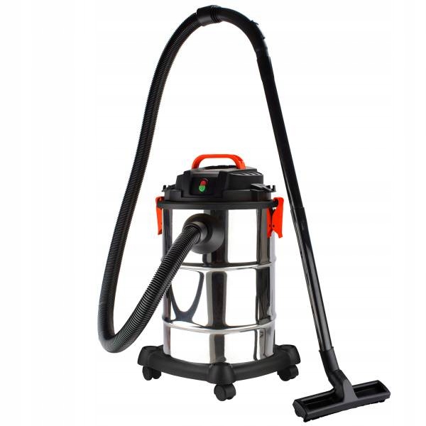 PRIEMYSELNÝ BEZVRECKOVÝ VYSÁVAČ NA MOKRÉ SUCHÉ VYSÁVANIE DO SADRY 1200 W 30 L