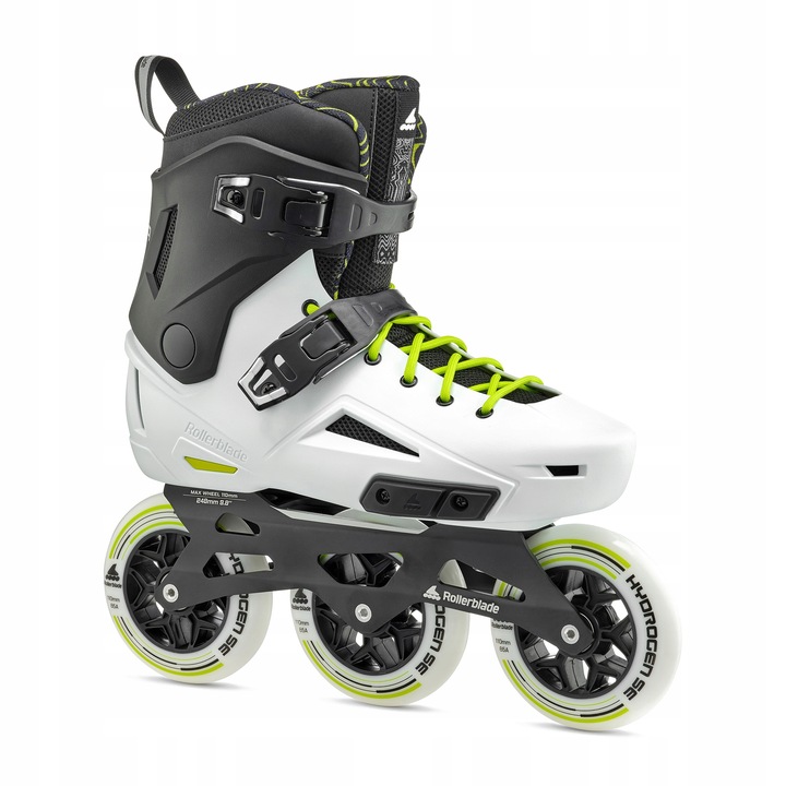 Pánske kolieskové korčule Rollerblade Lightning 110 white/black 45.5-46 EU