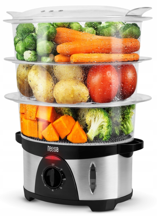 Parný hrniec Teesa TSA0035 9,6 l strieborný/sivý 750 W