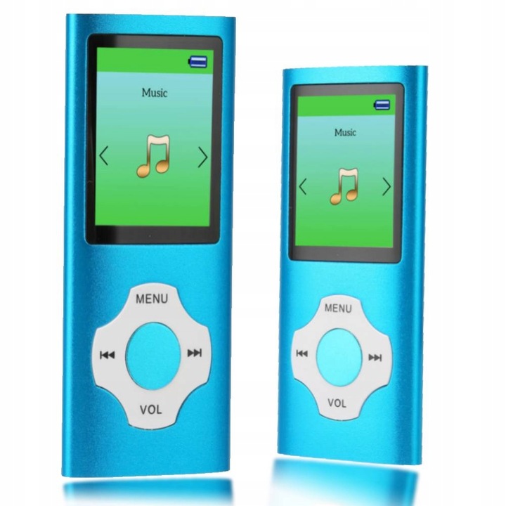 PRENOSNÝ MP3 PREHRÁVAČ HUDBY S 1.8" OBRAZOVKOU LCD, MODRÝ