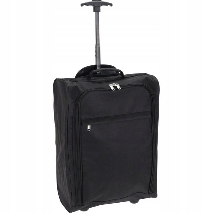 PROWORLD Príručný kufor na kolieskach do lietadla 30 l čierna
