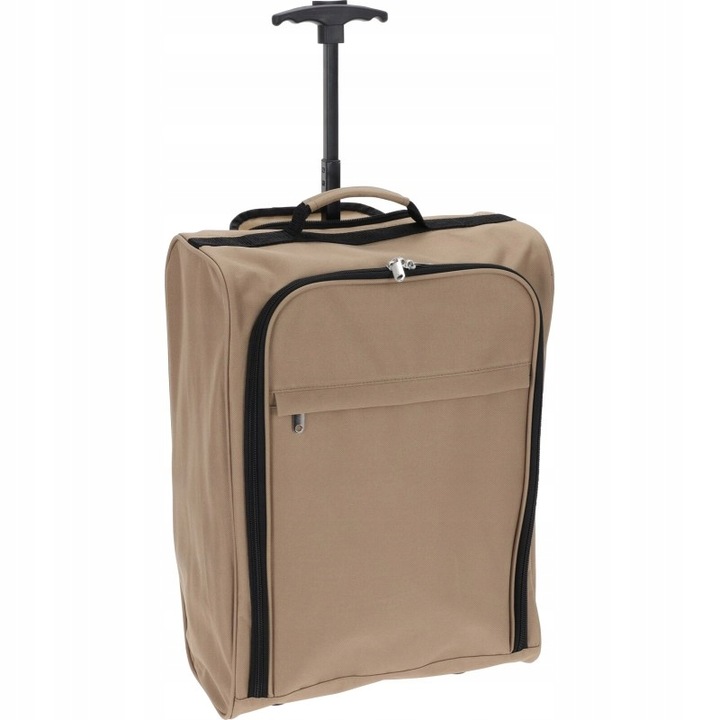 PROWORLD Príručný kufor na kolieskach do lietadla 30 l hnedá