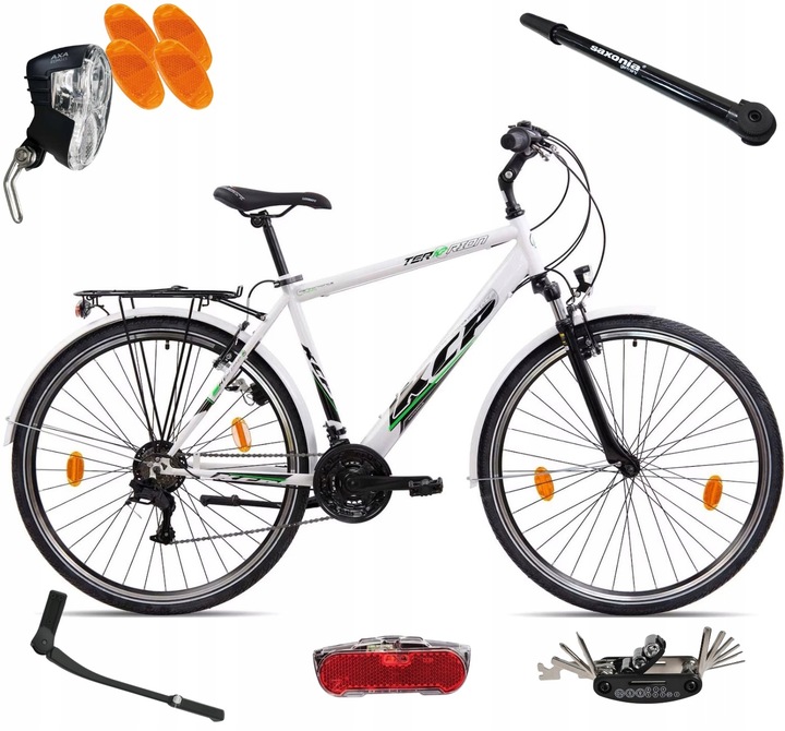 Pánsky trekingový mestský bicykel, kolesá 28