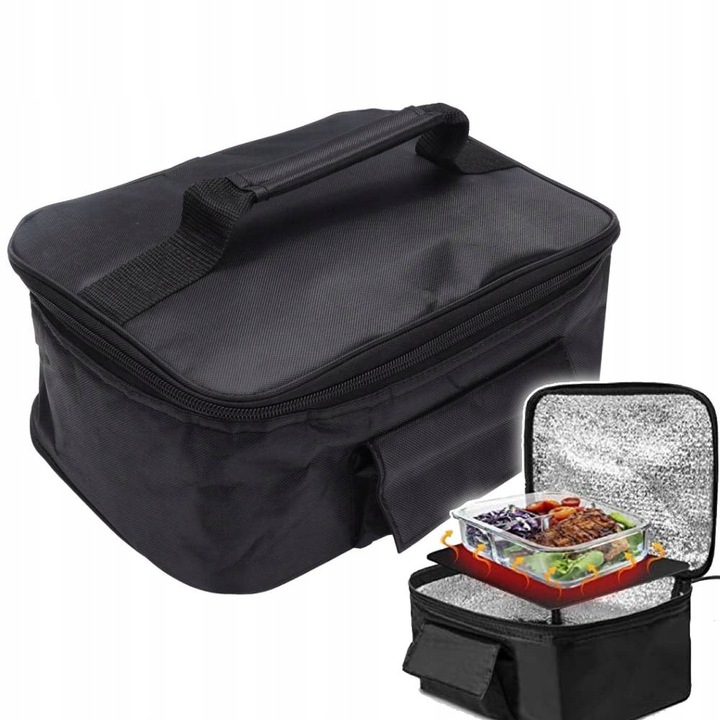 Prenosná mini mikrovlnná rúra do auta 12 V, ohrievač jedál 1N